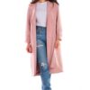 Women's Coat Model A464 Powder Pink - Awama
