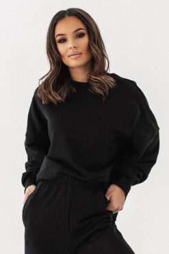 Women's Sweatshirt Model Morelli D30 Black – IVON