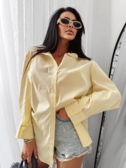 Alternative view of Oversized Women’s Shirt Wonder Olavoga -  Yellow