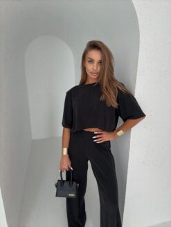 Premium Two-Piece Set with Padded-Shoulder