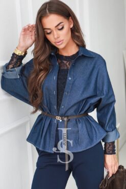 Alternative view of Premium Denim Shirt – Classic, Stylish & Versatile
