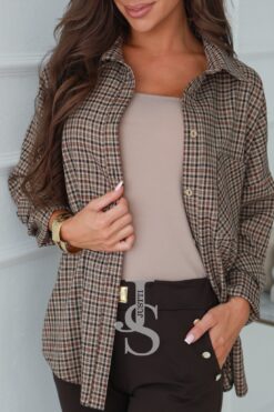 Classic Beige Plaid Shirt – Lightweight & Versatile