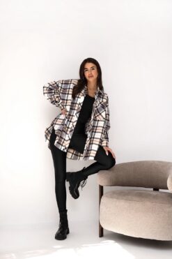 Oversized Plaid Shirt – Soft, Stylish & Versatile